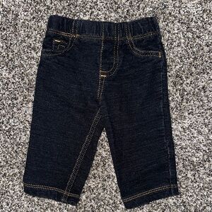 Carter's Blue Jeans with Elastic Waistband and Denim Texture